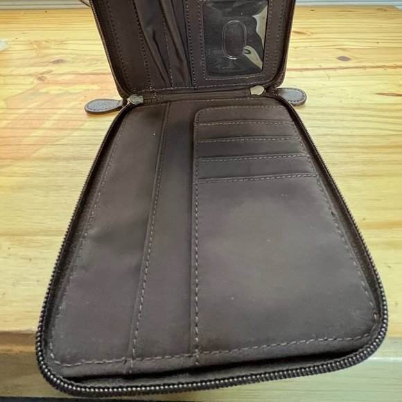 Fossil Brown Leather Crossbody Bag NWOT - Picture 3 of 5